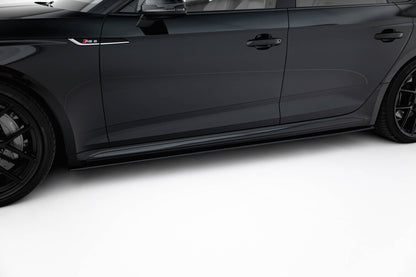 Street Pro Seitenschweller passend für Audi RS5 Sportback F5 schwarz matt