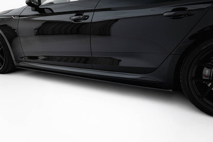 Street Pro Seitenschweller passend für Audi RS5 Sportback F5 schwarz matt