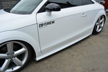 Street Pro Seitenschweller passend für Audi TT MK2 RS schwarz matt