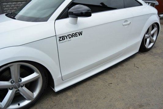 Street Pro Seitenschweller passend für Audi TT MK2 RS schwarz matt