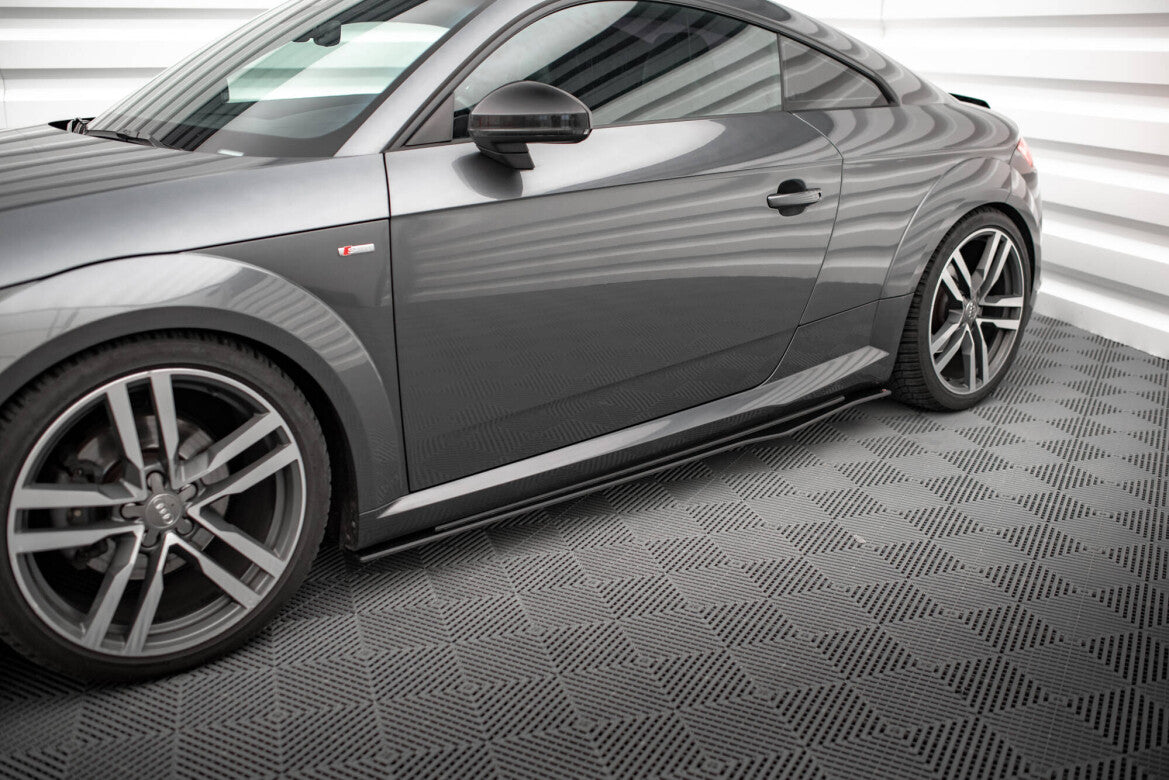Street Pro Seitenschweller passend für Audi TT S / S-Line 8S roter Kern