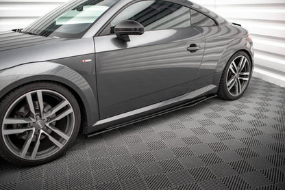 Street Pro Seitenschweller passend für Audi TT S / S-Line 8S roter Kern