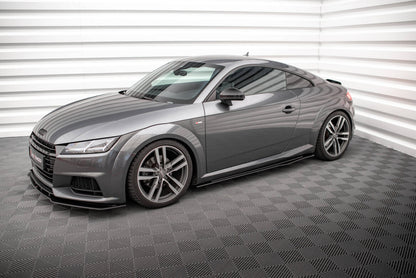 Street Pro Seitenschweller passend für Audi TT S / S-Line 8S roter Kern