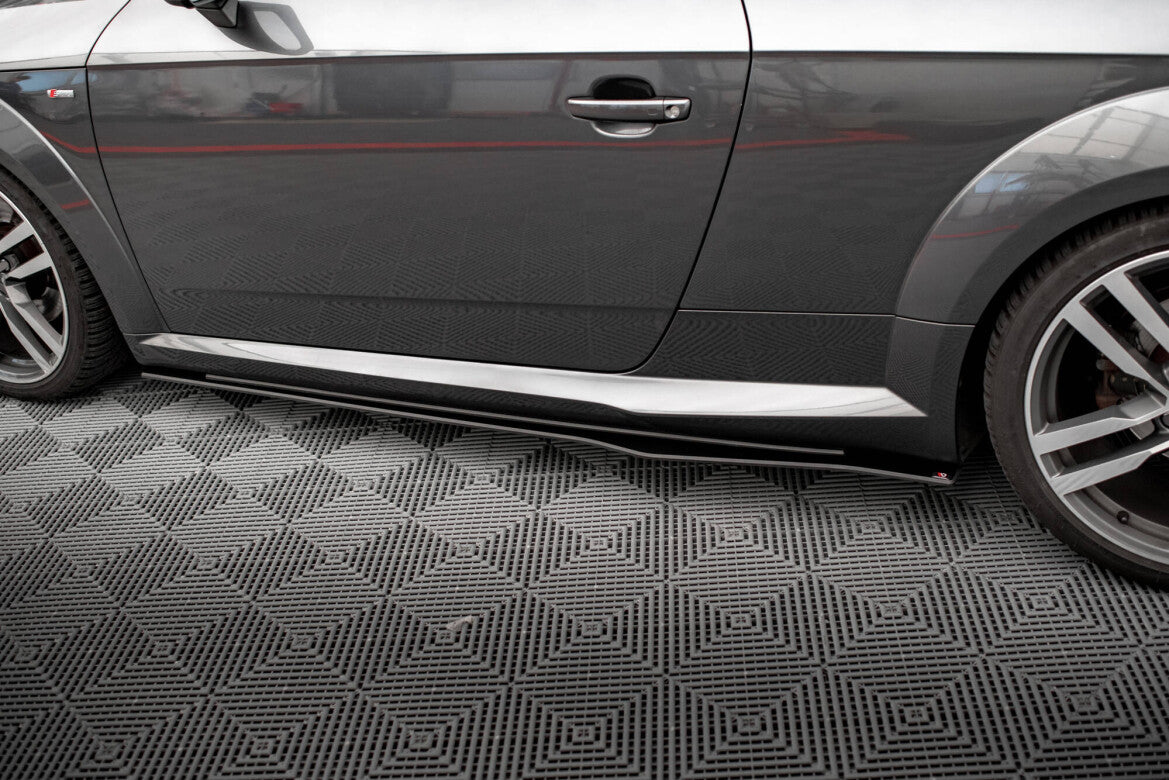 Street Pro Seitenschweller passend für Audi TT S / S-Line 8S roter Kern