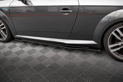 Street Pro Seitenschweller passend für Audi TT S / S-Line 8S roter Kern