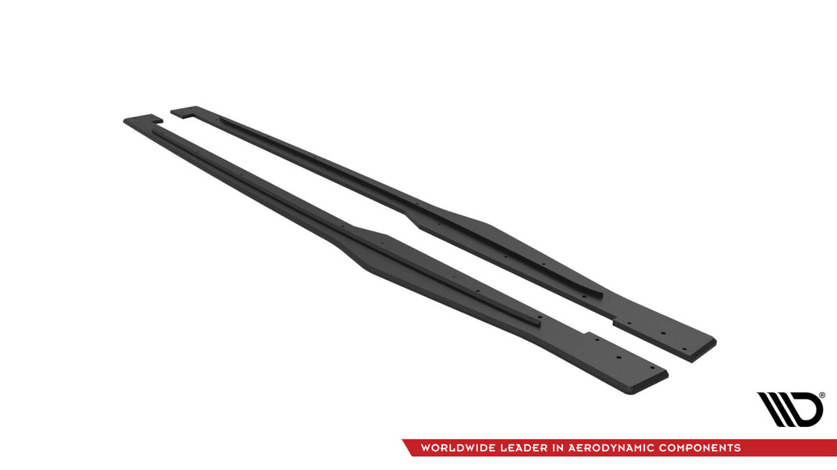 Street Pro Seitenschweller passend für Audi TT S / S-Line 8S roter Kern