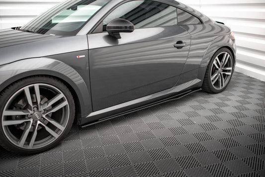 Street Pro Seitenschweller passend für Audi TT S / S-Line 8S schwarz matt