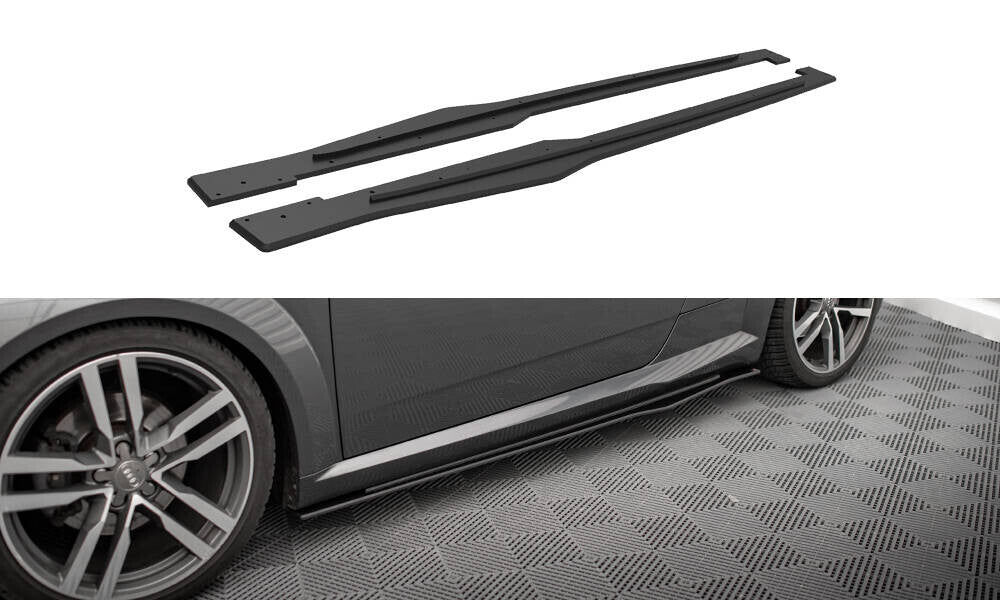 Street Pro Seitenschweller passend für Audi TT S / S-Line 8S schwarz matt