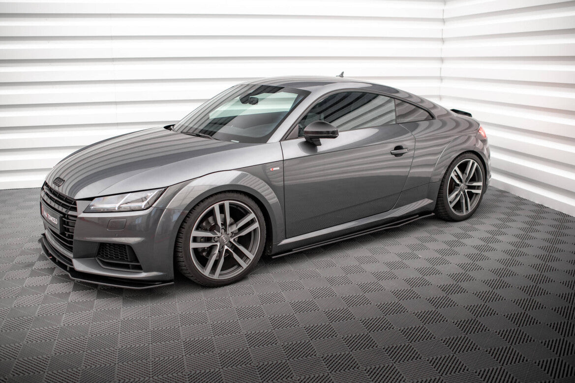 Street Pro Seitenschweller passend für Audi TT S / S-Line 8S schwarz matt