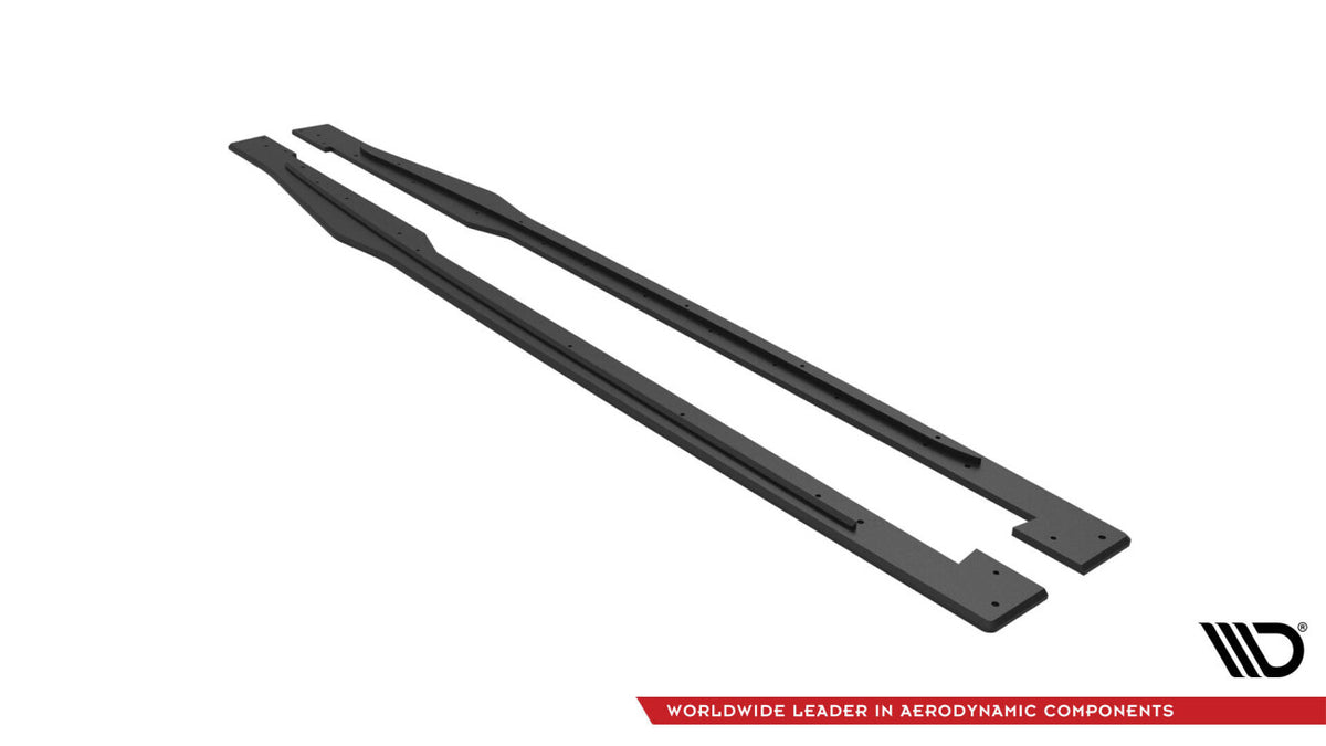 Street Pro Seitenschweller passend für Audi TT S / S-Line 8S schwarz matt