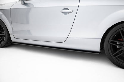 Street Pro Seitenschweller passend für Audi TT S / TT S-Line 8J FL schwarz matt