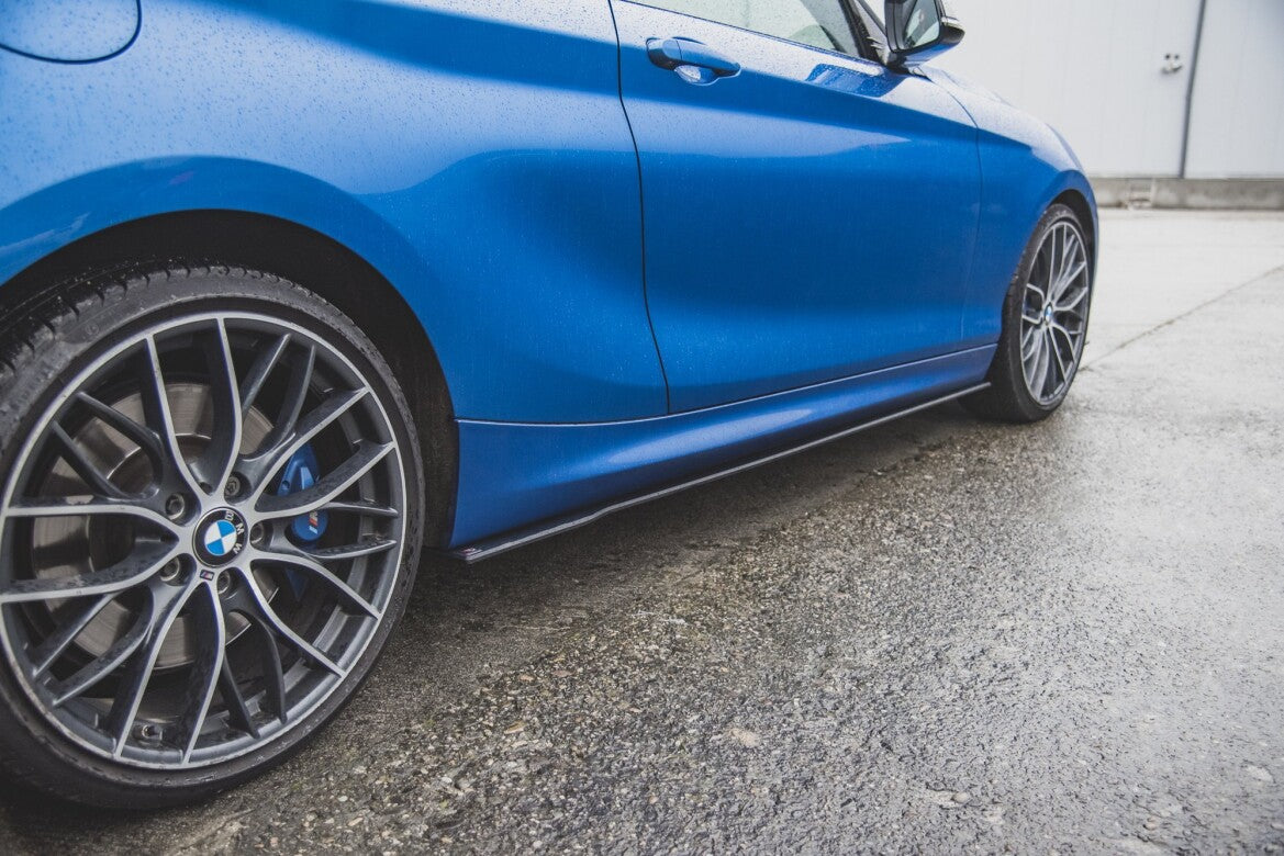 Street Pro Seitenschweller passend für BMW 1er F21 M135i / M140i / M-Paket schwarz matt