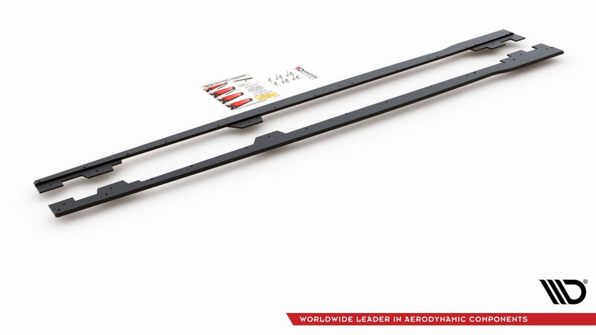 Street Pro Seitenschweller passend für BMW 1er F21 M135i / M140i / M-Paket schwarz matt