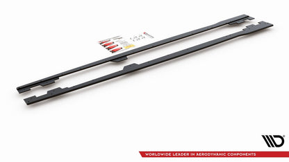Street Pro Seitenschweller passend für BMW 1er F21 M135i / M140i / M-Paket schwarz matt