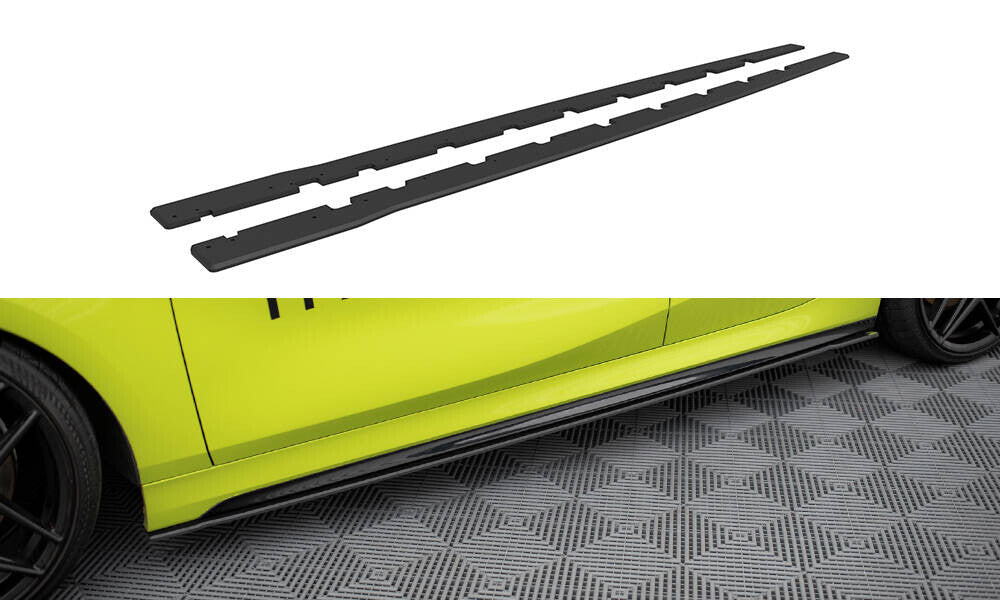 Street Pro Seitenschweller passend für BMW 1er M-Paket / M135i / 128ti F40 schwarz matt