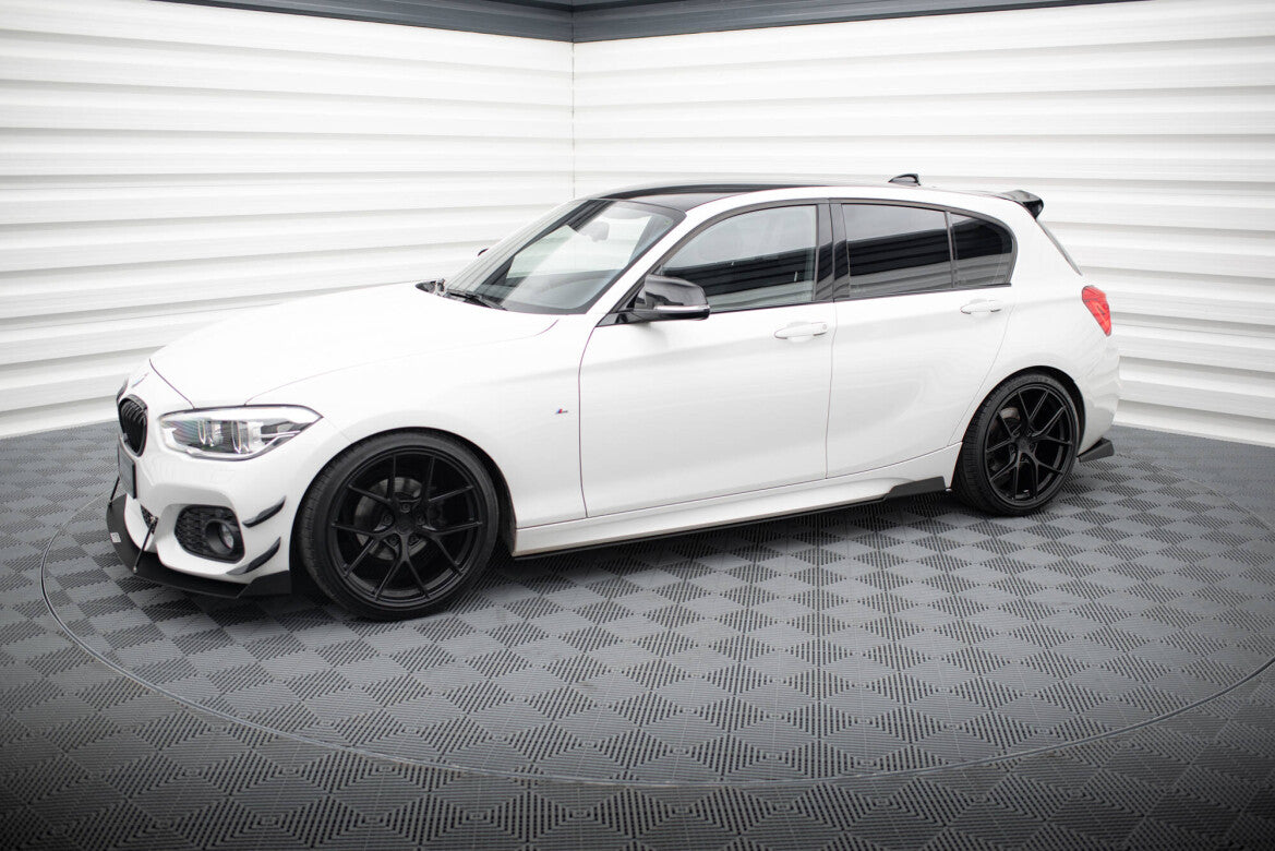 Street Pro Seitenschweller passend für BMW 1er M135i / M140i / M-Paket F21 schwarz matt