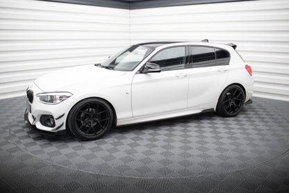 Street Pro Seitenschweller passend für BMW 1er M135i / M140i / M-Paket F21 schwarz matt