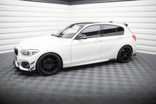 Street Pro Seitenschweller passend für BMW 1er M135i / M140i / M-Paket F21 schwarz matt