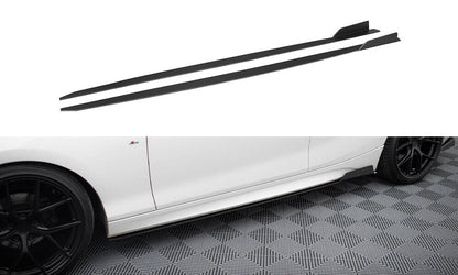 Street Pro Seitenschweller passend für BMW 1er M135i / M140i / M-Paket F21 schwarz matt