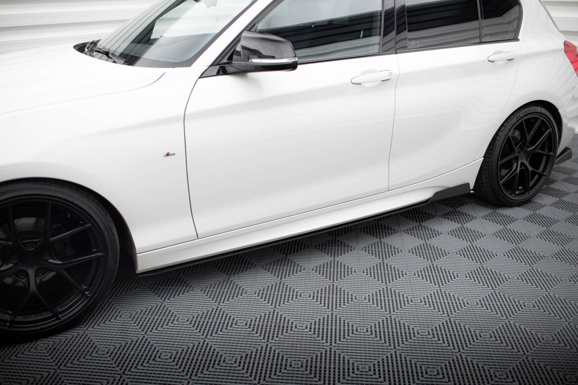 Street Pro Seitenschweller passend für BMW 1er M135i / M140i / M-Paket F21 schwarz matt