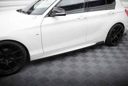 Street Pro Seitenschweller passend für BMW 1er M135i / M140i / M-Paket F21 schwarz matt
