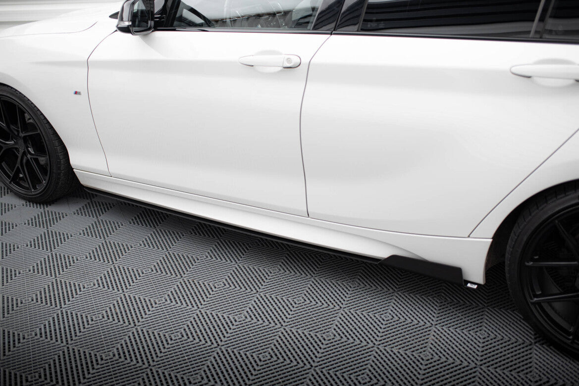 Street Pro Seitenschweller passend für BMW 1er M135i / M140i / M-Paket F21 schwarz matt