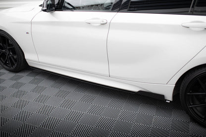 Street Pro Seitenschweller passend für BMW 1er M135i / M140i / M-Paket F21 schwarz matt
