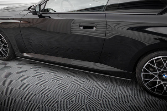 Street Pro Seitenschweller passend für BMW 2 Coupe G42 schwarz matt