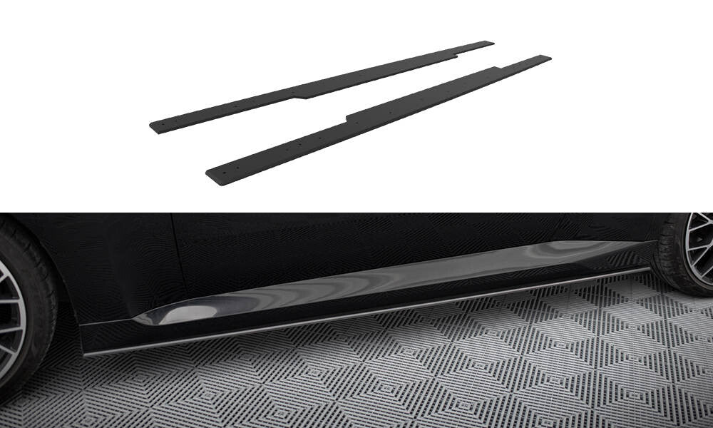 Street Pro Seitenschweller passend für BMW 2 Coupe G42 schwarz matt