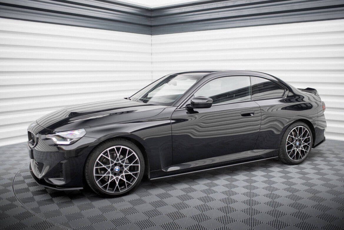 Street Pro Seitenschweller passend für BMW 2 Coupe G42 schwarz matt