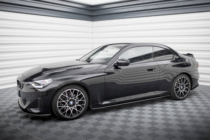Street Pro Seitenschweller passend für BMW 2 Coupe G42 schwarz matt