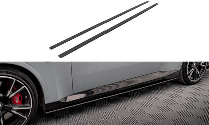Street Pro Seitenschweller passend für BMW 2 Coupe M-Paket / M240i G42 schwarz matt