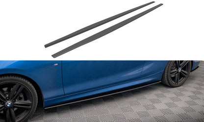 Street Pro Seitenschweller passend für BMW 2 M-Paket F22 schwarz matt