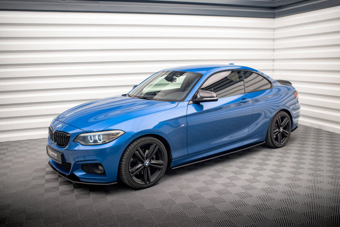 Street Pro Seitenschweller passend für BMW 2 M-Paket F22 schwarz matt