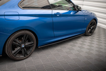 Street Pro Seitenschweller passend für BMW 2 M-Paket F22 schwarz matt