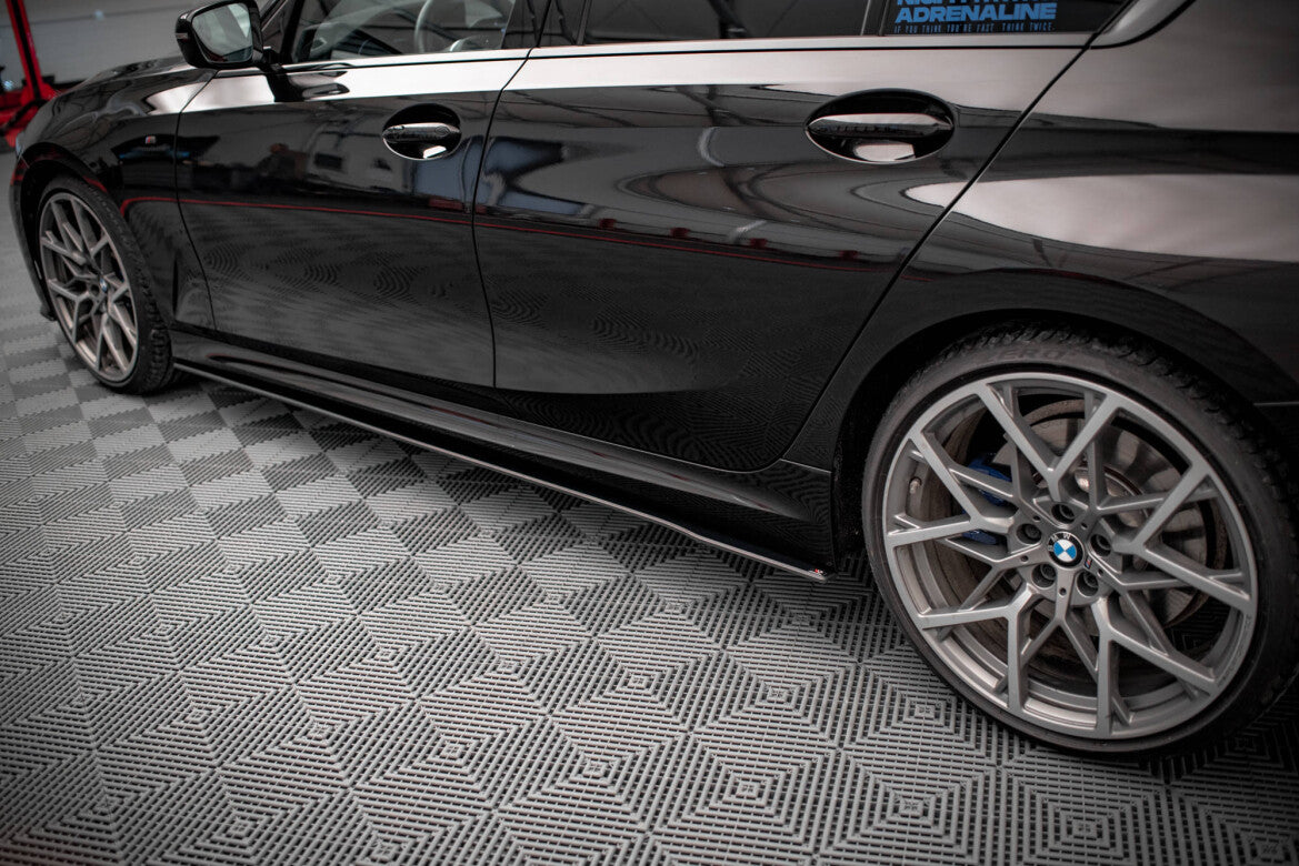 Street Pro Seitenschweller passend für BMW 3er M-Paket G20 / G21 schwarz matt