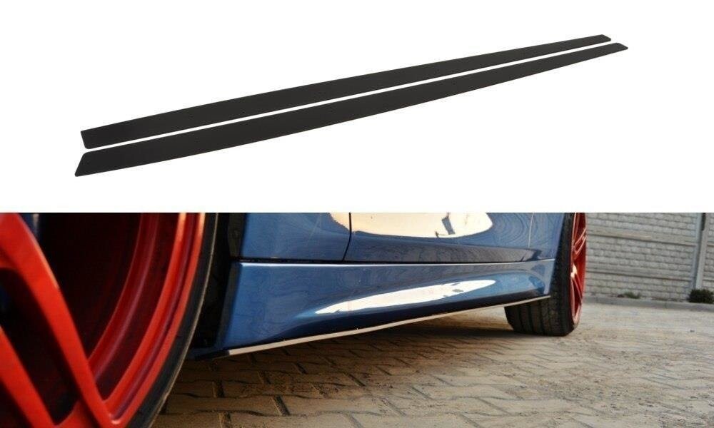 Street Pro Seitenschweller passend für BMW 4er Coupe / Gran Coupe / Cabrio M-Paket F32 / F36 / F33 schwarz matt