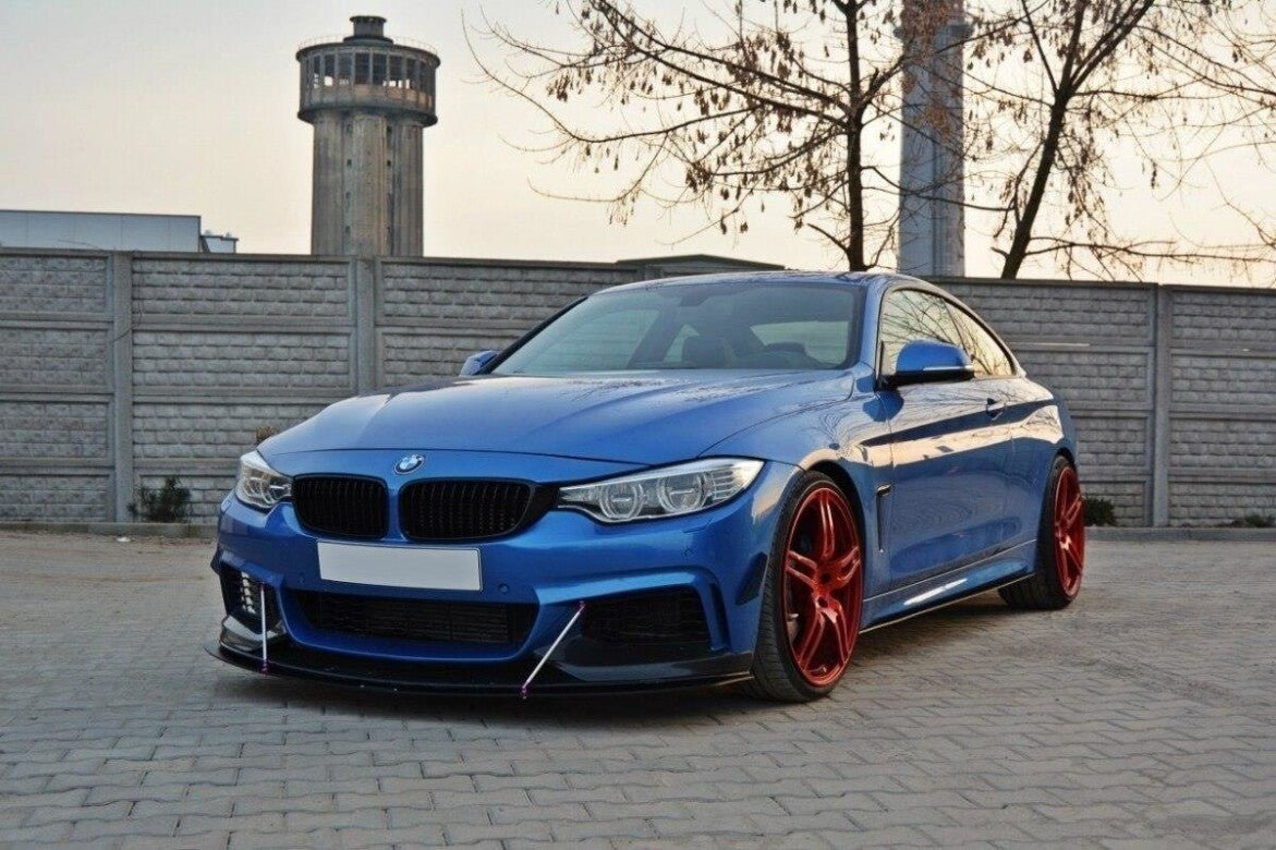 Street Pro Seitenschweller passend für BMW 4er Coupe / Gran Coupe / Cabrio M-Paket F32 / F36 / F33 schwarz matt