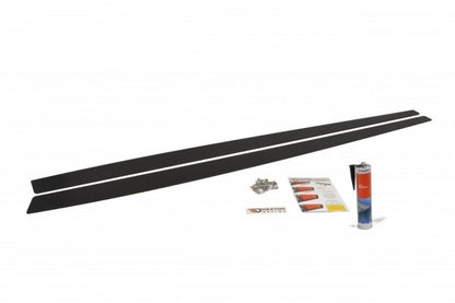 Street Pro Seitenschweller passend für BMW 4er Coupe / Gran Coupe / Cabrio M-Paket F32 / F36 / F33 schwarz matt