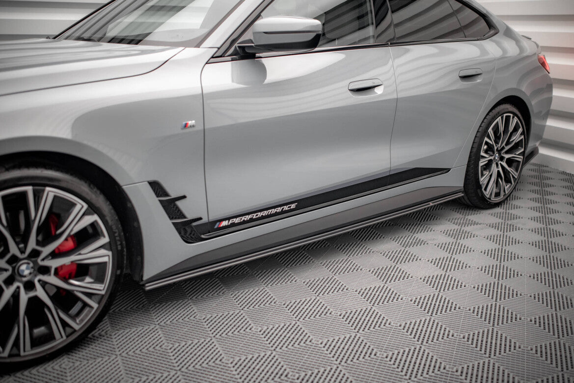 Street Pro Seitenschweller passend für BMW 4er Gran Coupe M-Paket G26 schwarz matt