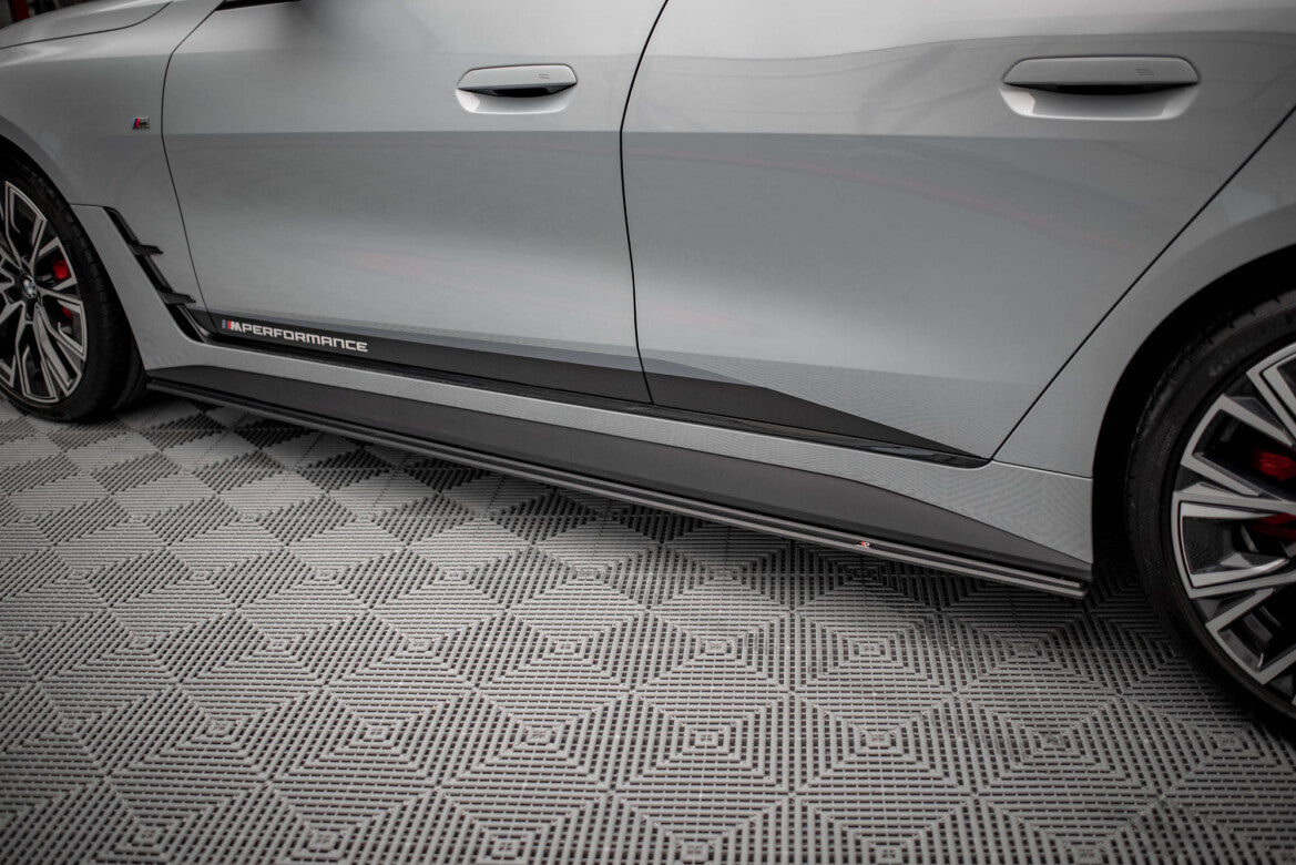 Street Pro Seitenschweller passend für BMW 4er Gran Coupe M-Paket G26 schwarz matt