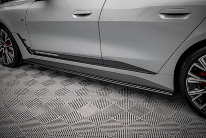 Street Pro Seitenschweller passend für BMW 4er Gran Coupe M-Paket G26 schwarz matt