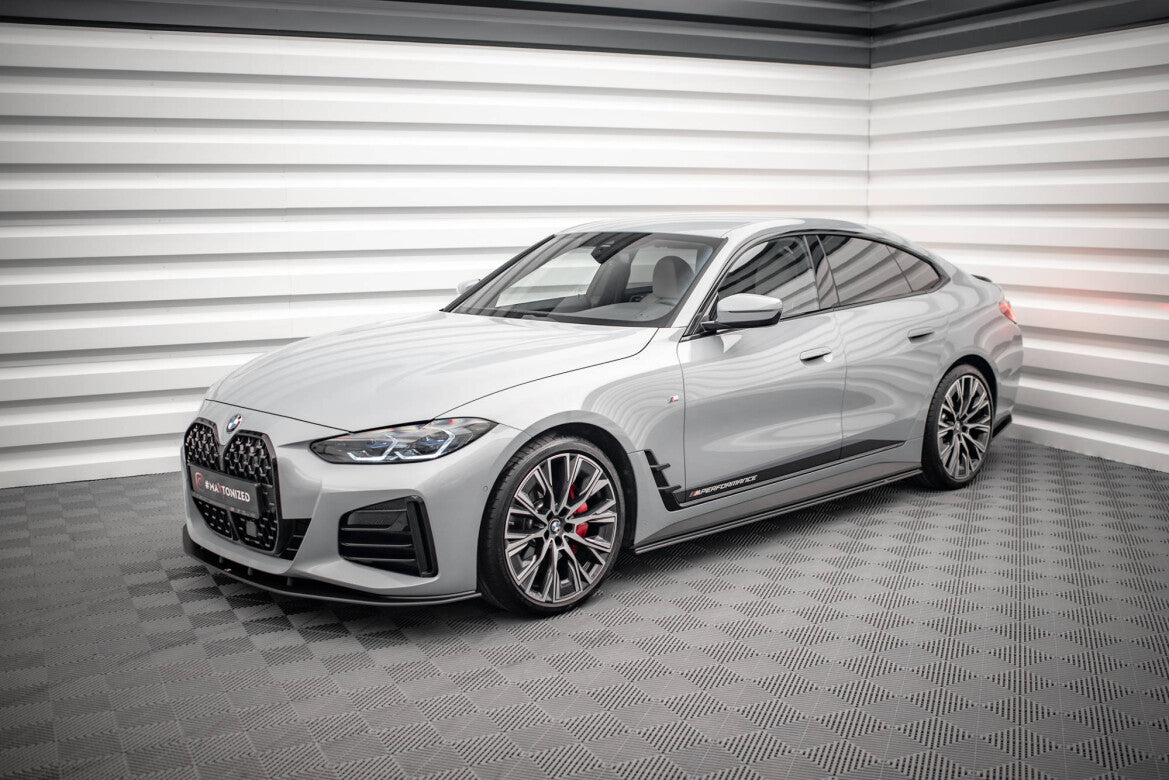 Street Pro Seitenschweller passend für BMW 4er Gran Coupe M-Paket G26 schwarz matt