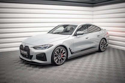 Street Pro Seitenschweller passend für BMW 4er Gran Coupe M-Paket G26 schwarz matt