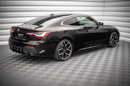 Street Pro Seitenschweller passend für BMW 4er M-Paket / M440i G22 / G23 / G22 FL / G23 FL schwarz matt