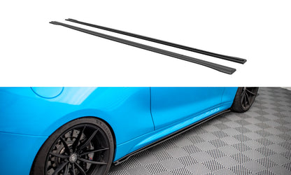 Street Pro Seitenschweller passend für BMW M2 F87 schwarz matt