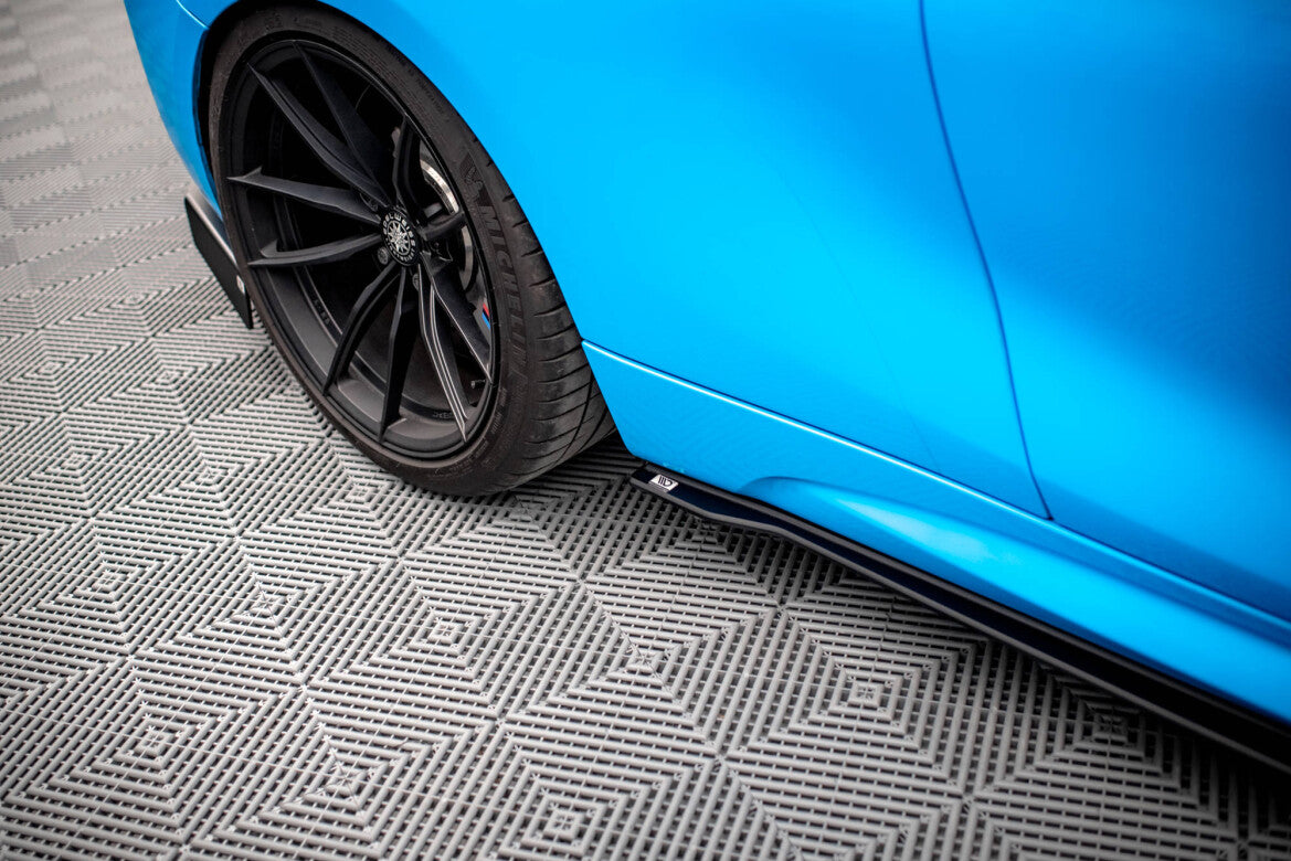 Street Pro Seitenschweller passend für BMW M2 F87 schwarz matt