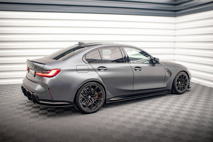 Street Pro Seitenschweller passend für BMW M3 Limousine / Touring G80 / G81 schwarz matt