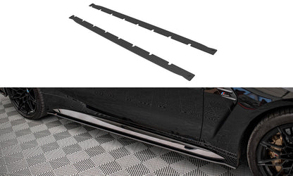 Street Pro Seitenschweller passend für BMW M4 G82 schwarz matt