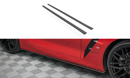 Street Pro Seitenschweller passend für BMW Z4 M-Paket G29 roter Kern